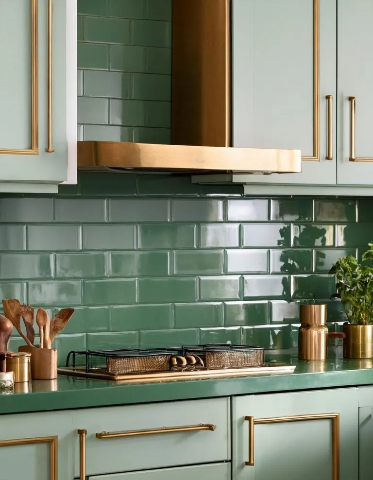 13791 sage green kitchen accessories