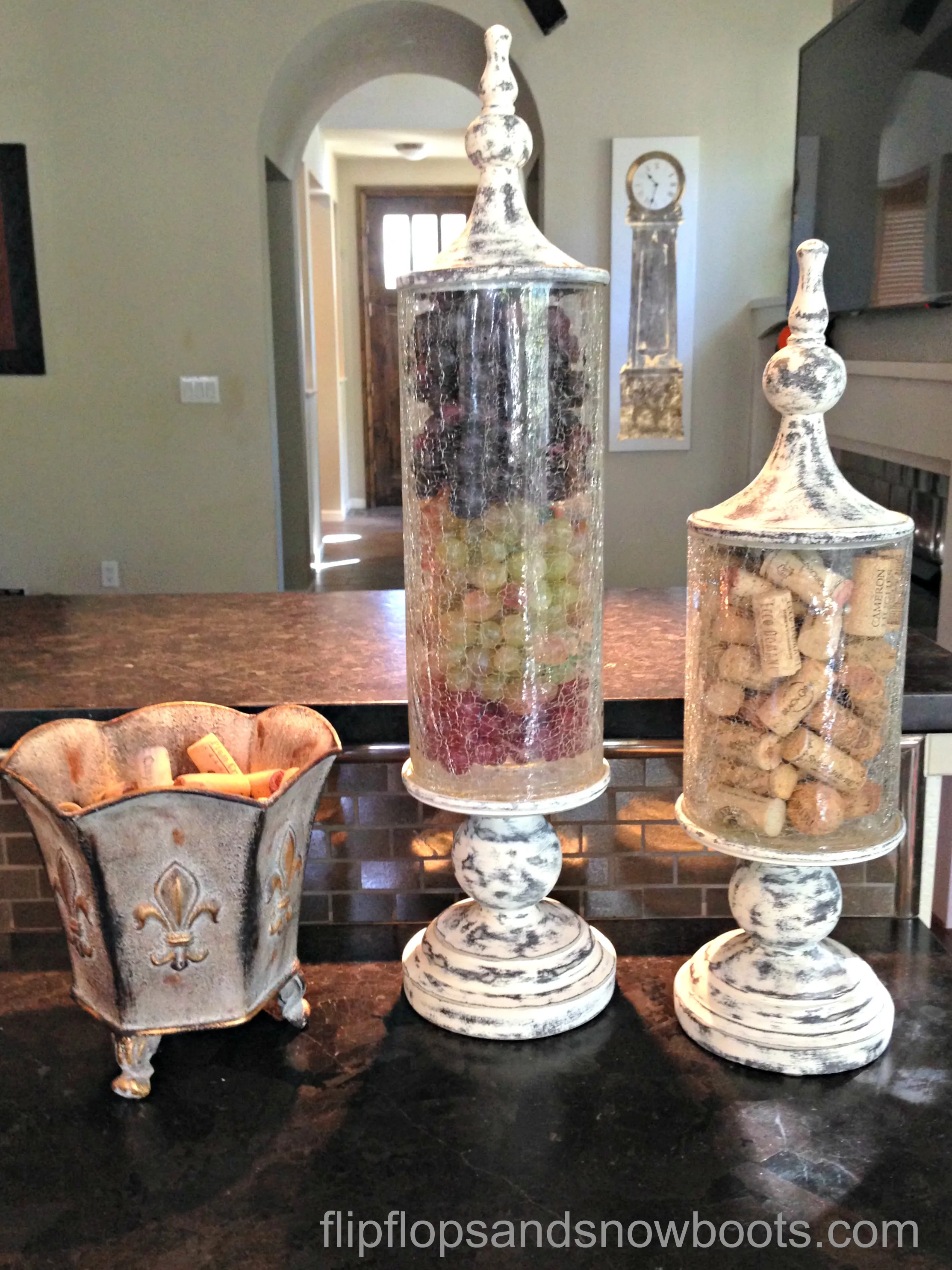 13803 glass vase kitchen decor 4