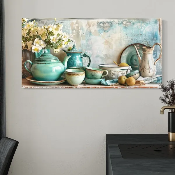 13804 teal kitchen accessories