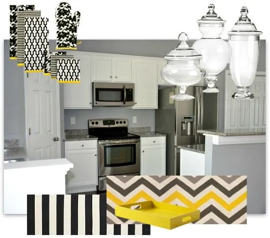 13809 kitchen lighting black yellow