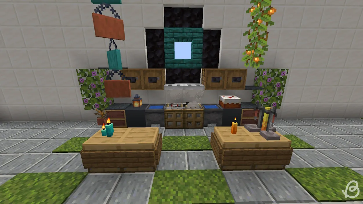 13814 minecraft kitchen color palette