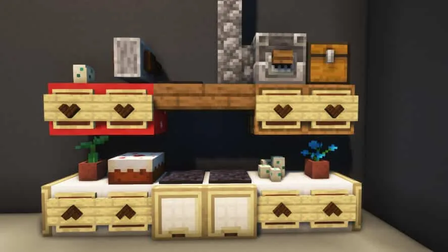 13814 minecraft kitchen countertops