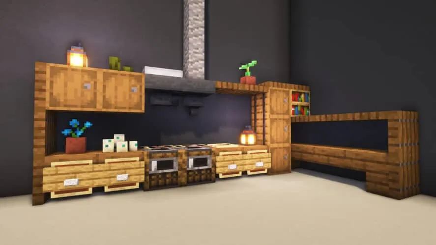 13814 minecraft kitchen storage