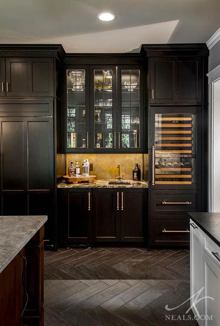 13816 gothic kitchen dark colors