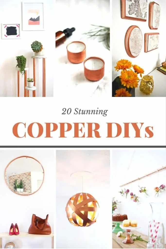 13819 copper utensil holder