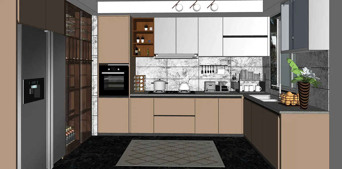 13822 kitchen decor sketchup materials