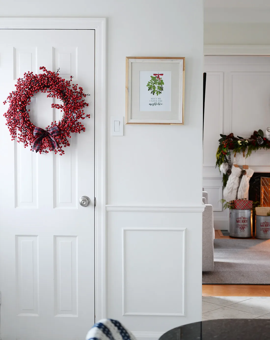 13826 christmas kitchen decor color