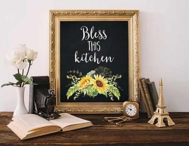 13862 sunflower kitchen curtains