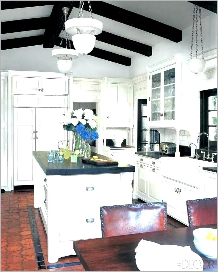 13863 black and teal kitchen cabinets