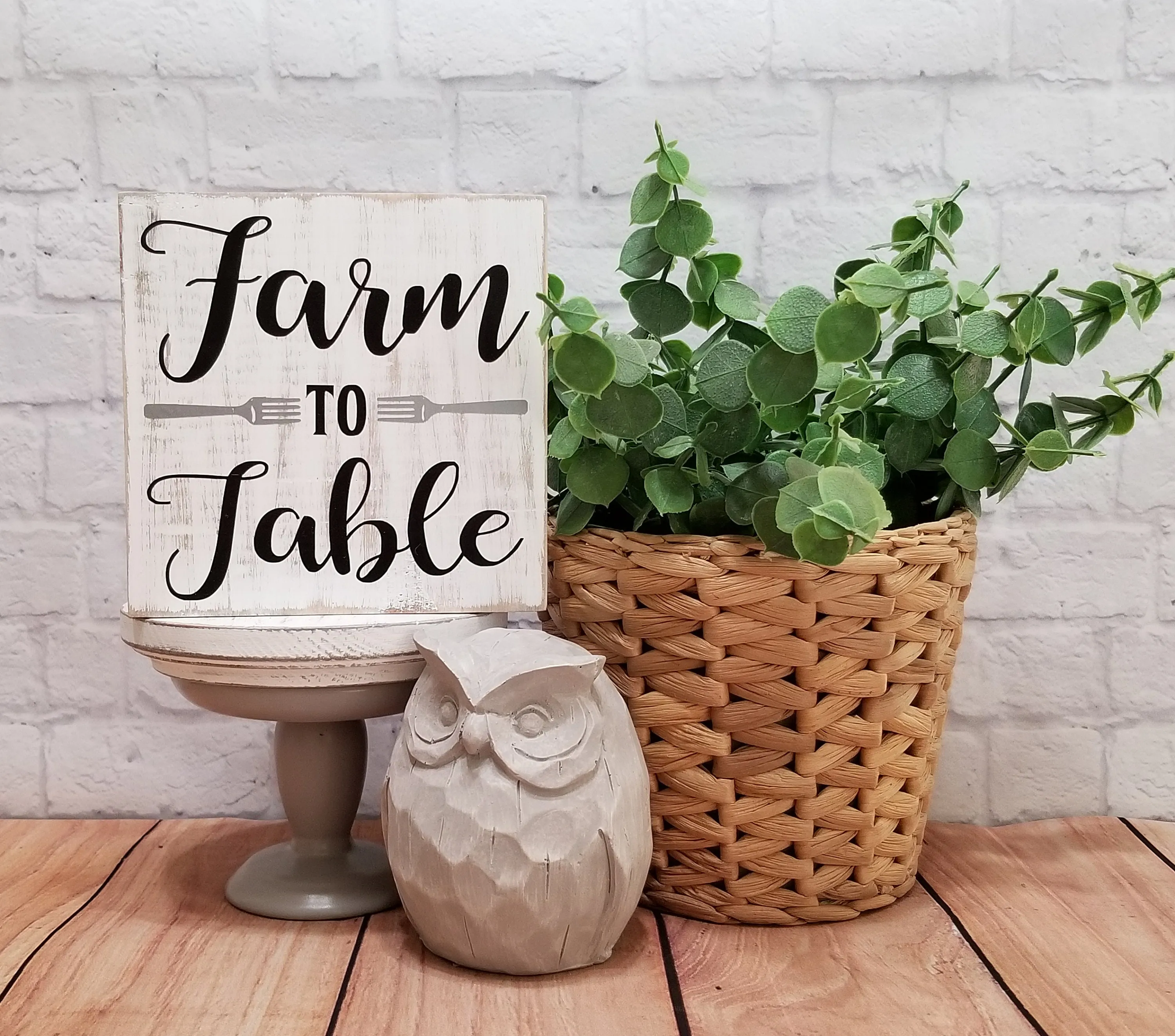 13868 kitchen sign wood