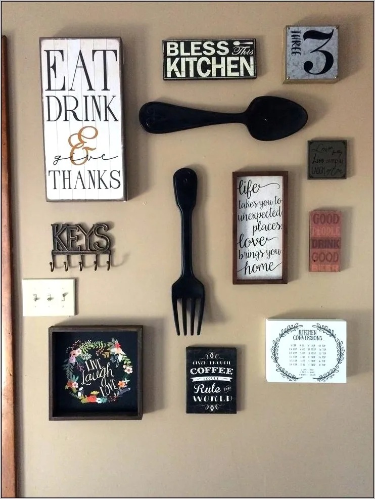 13874 kitchen wall art cleaning