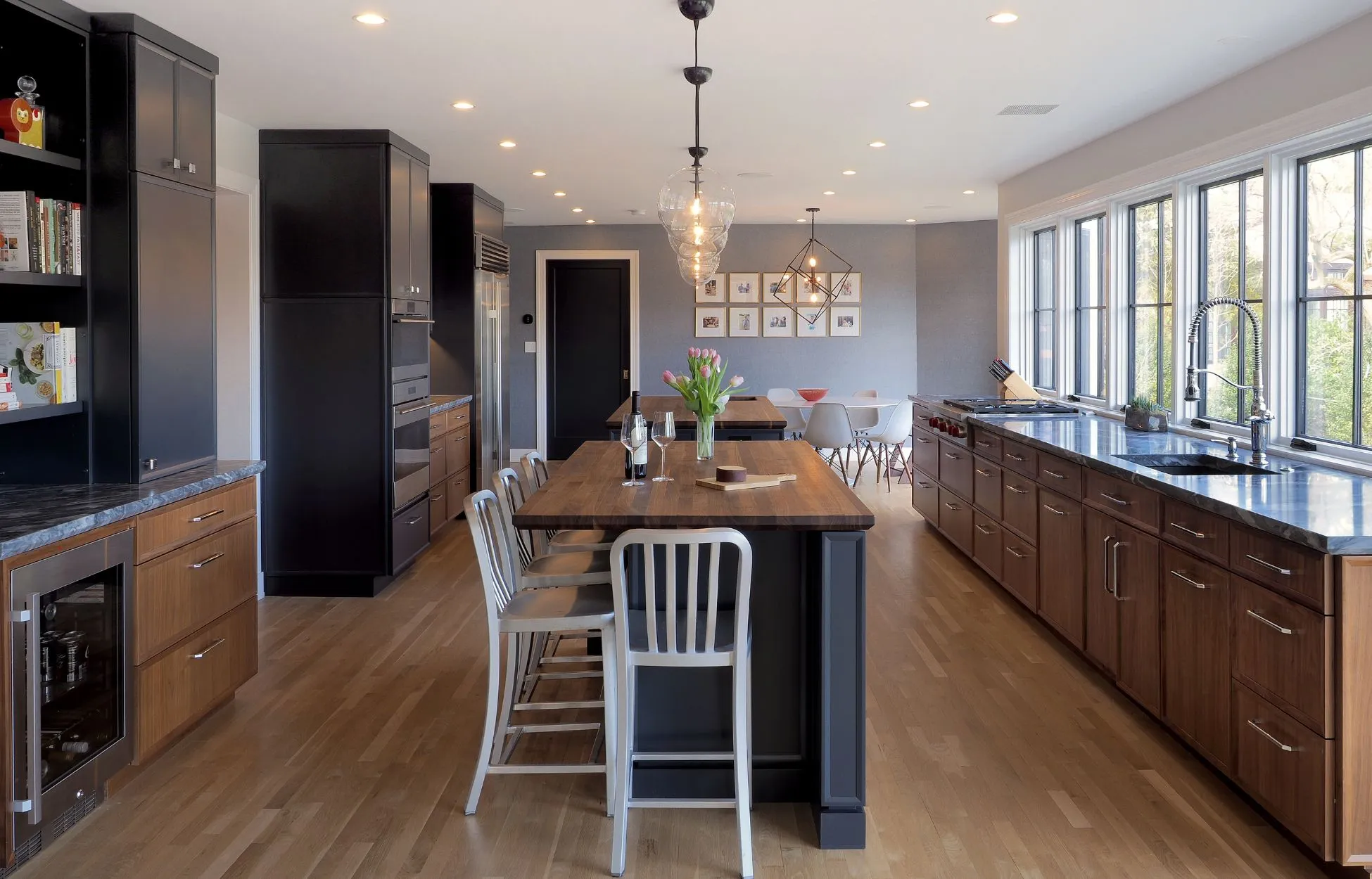 13881 blue kitchen cabinets