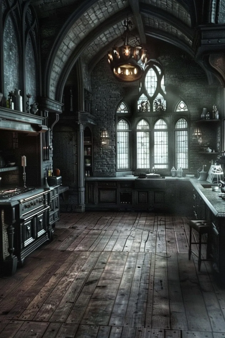 13887 gothic kitchen wall elements