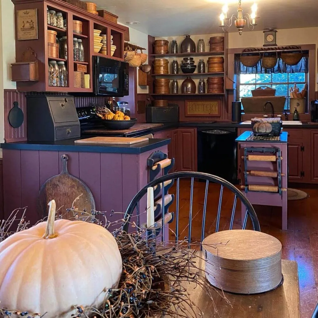 13891 rustic kitchen vintage