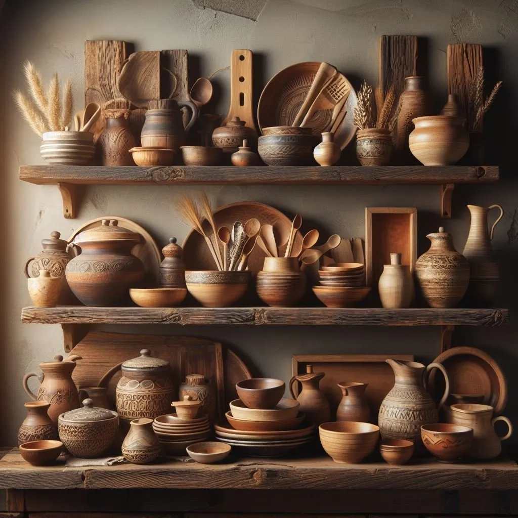 13907 vintage kitchen utensil holders