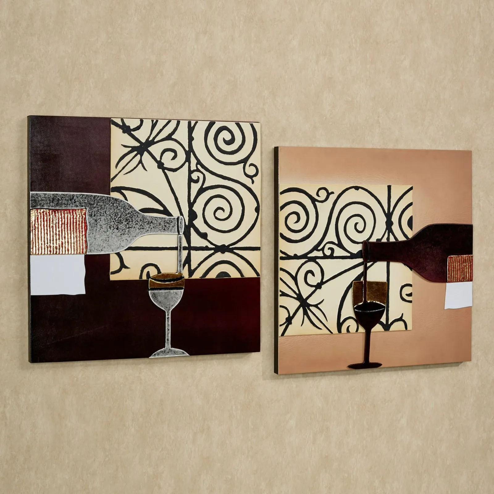 13917 kitchen wall art material selection