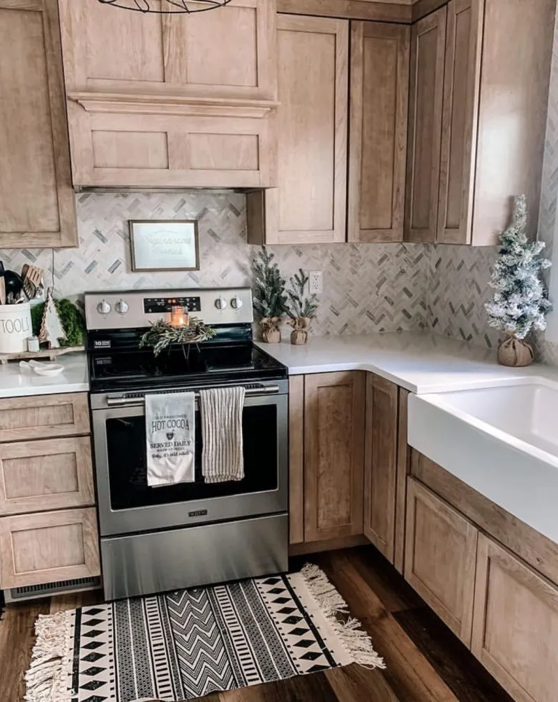 13926 rustic kitchen wooden furniture