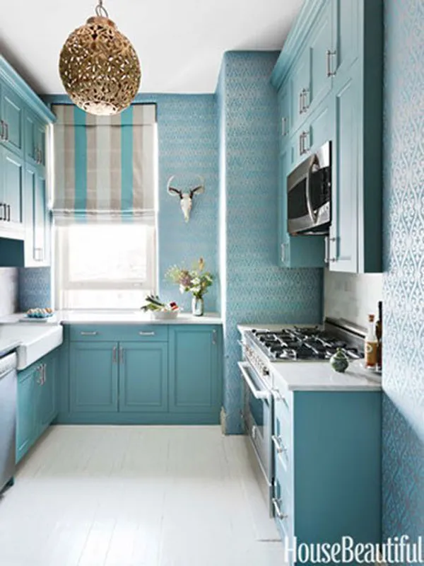 13930 blue kitchen paint