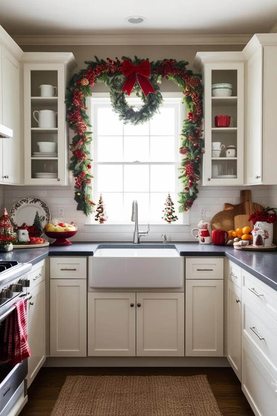 13931 christmas kitchen garland