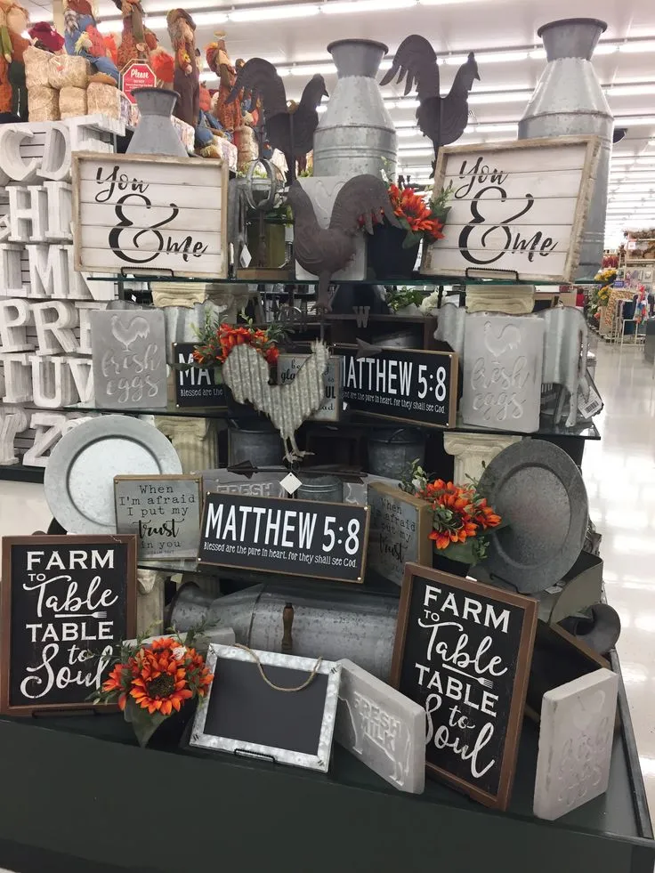 13939 rustic kitchen decor hobby lobby 4