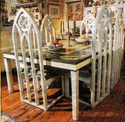 13957 gothic kitchen table
