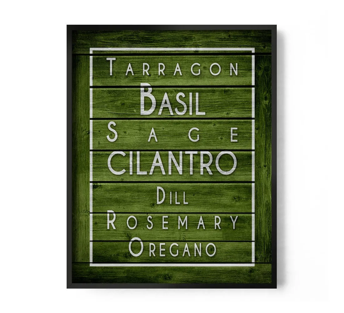 13963 herb wall display