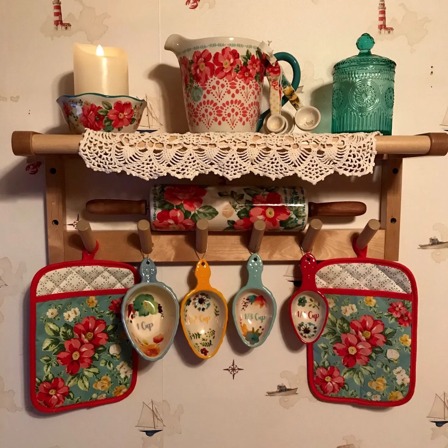 13969 farmhouse kitchen textiles