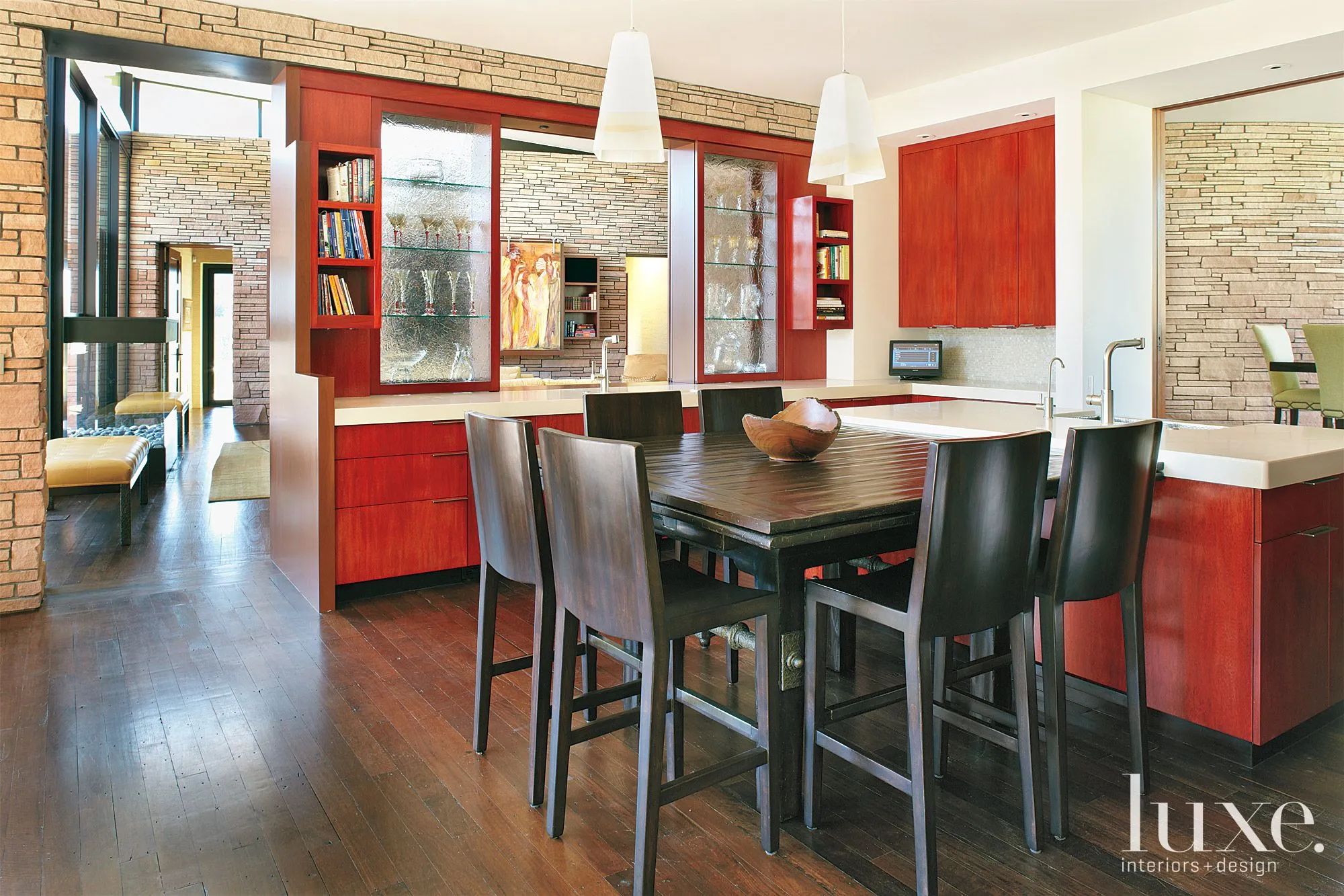 13982 rustic red kitchen inspiration