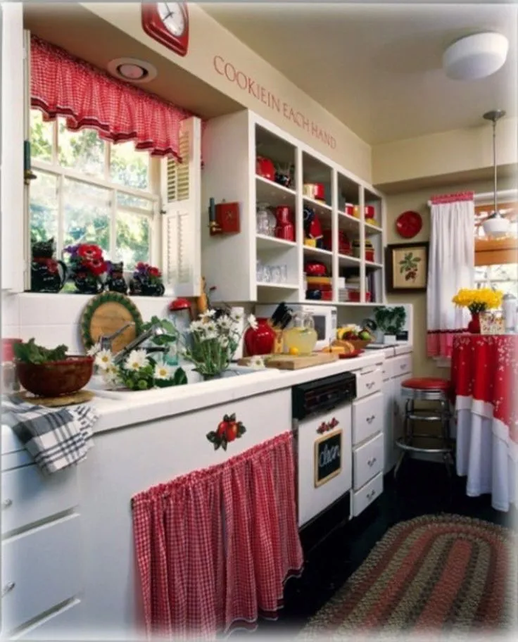 13995 rustic red kitchen image6