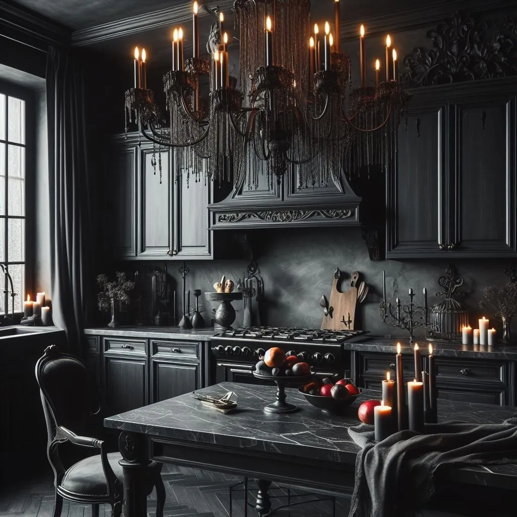 14016 gothic kitchen ambiance