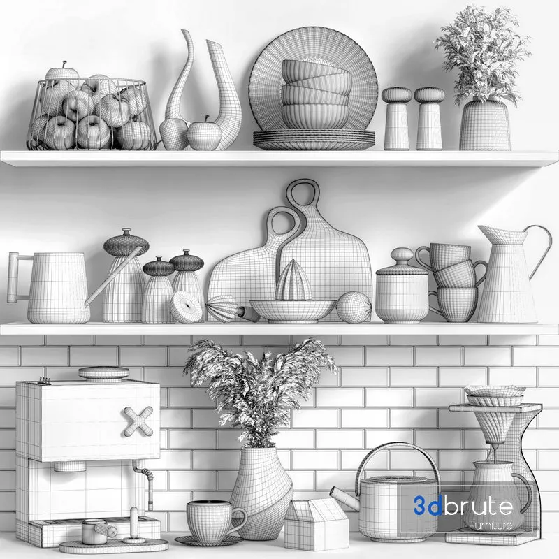 14019 kitchen lighting 3d