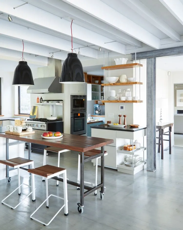 14036 kitchen decor loft open shelving