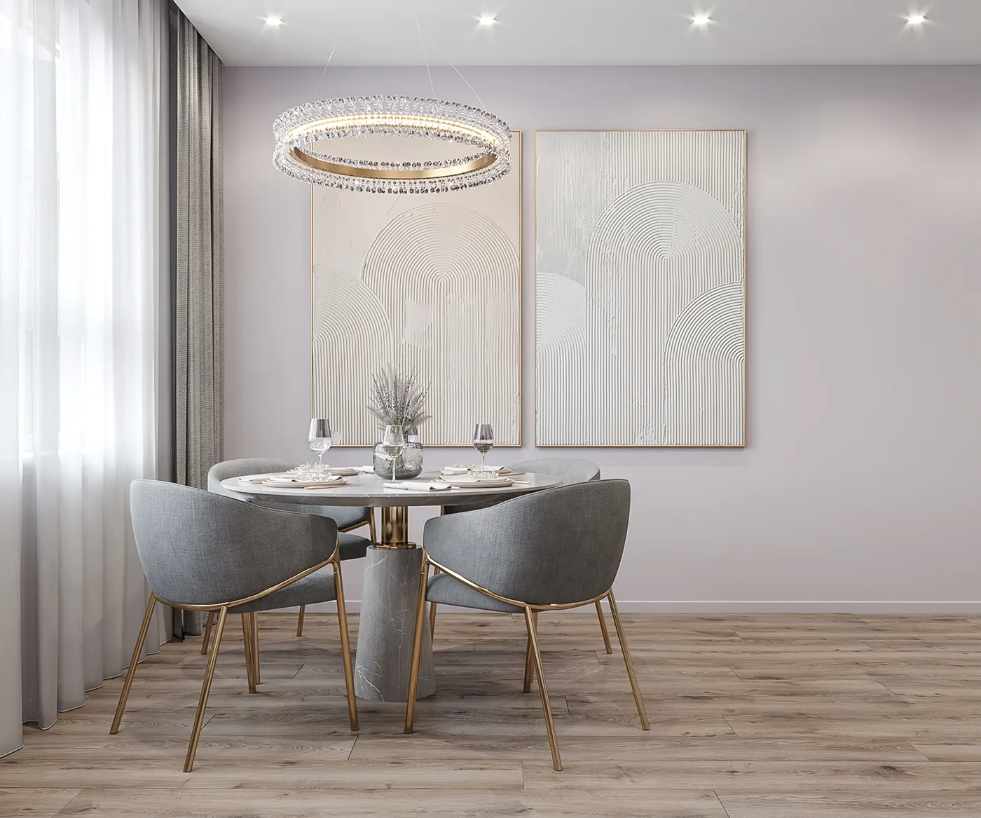 14042 lavender flower arrangement