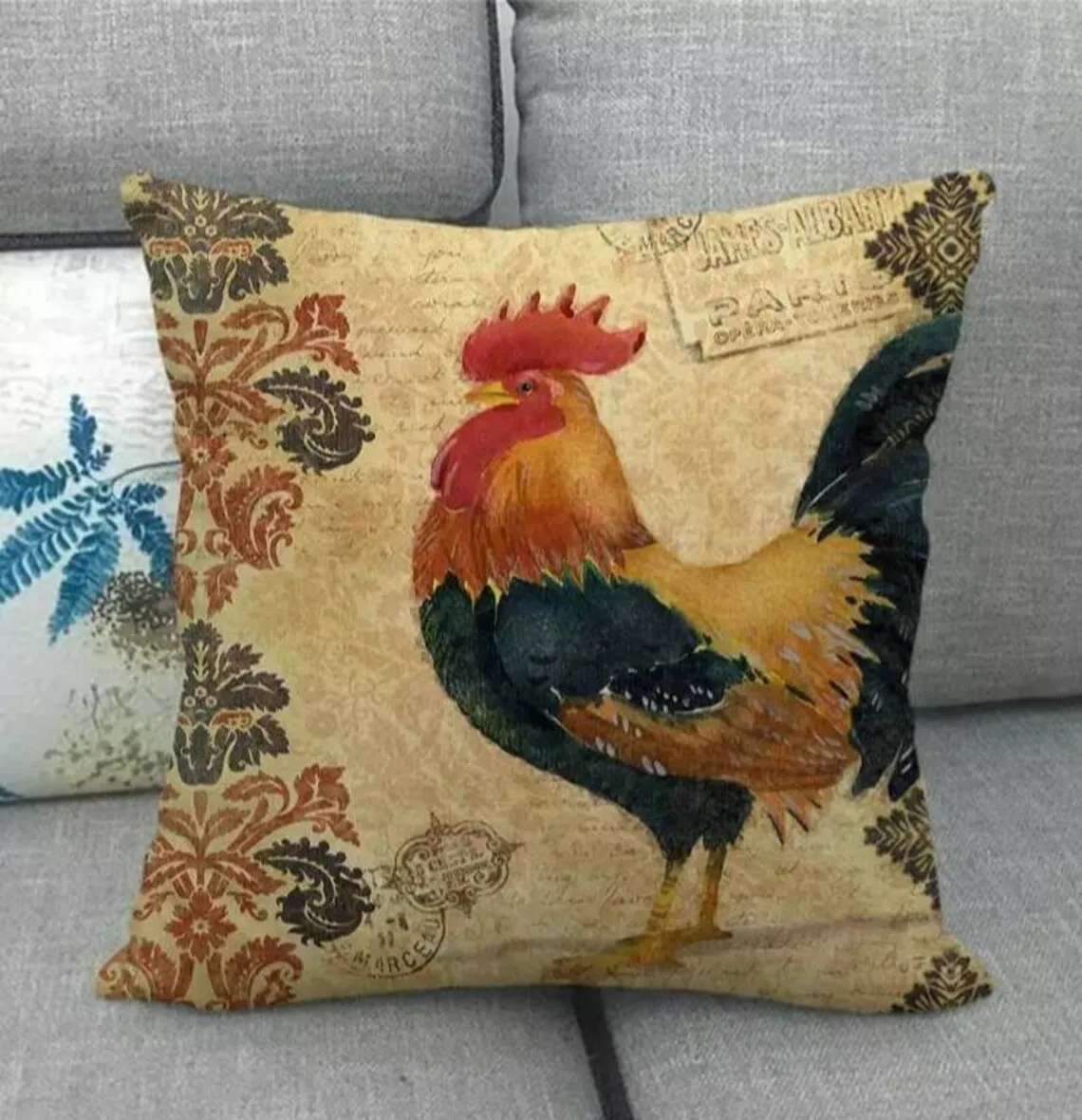 14051 rooster decor seasonal